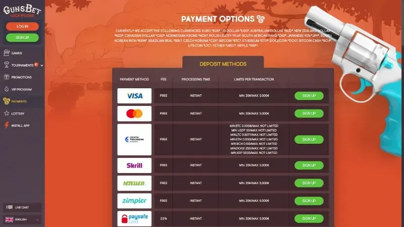 images gunsbet casino